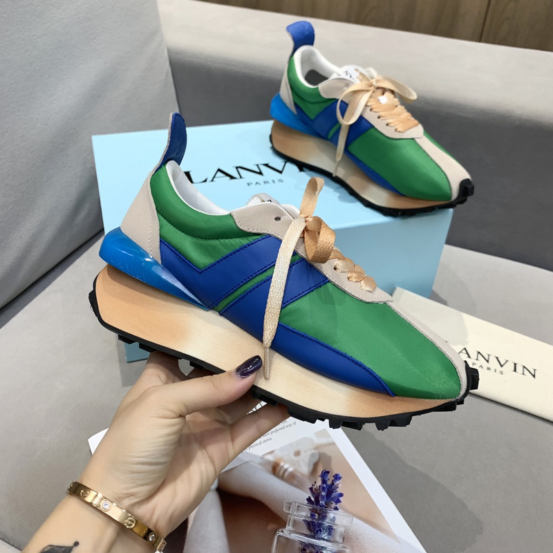 LANVIN Bump Sneaker Green