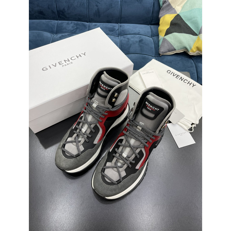 Givenchy Spectre High-top Jogging Sneakers Black