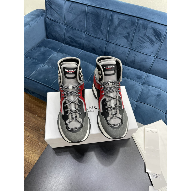 Givenchy Spectre High-top Jogging Sneakers Black