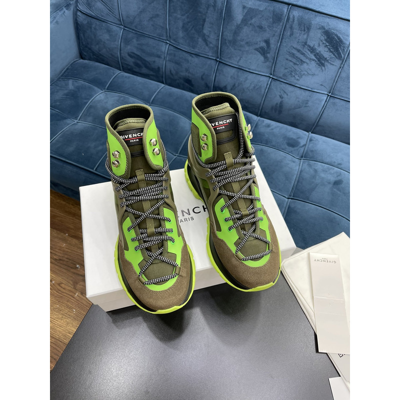 Givenchy Givenchy Spectre High-top Jogging Sneakers Green