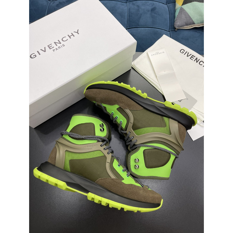 Givenchy Givenchy Spectre High-top Jogging Sneakers Green