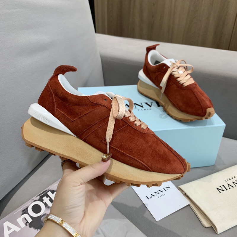 LANVIN Bumper Sneaker Burgundy
