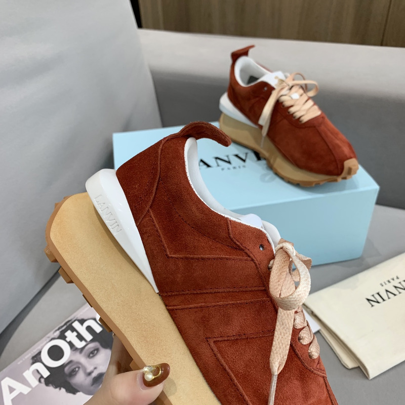 LANVIN Bumper Sneaker Burgundy