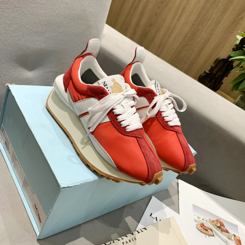 LANVIN Bumper Sneaker Bright Red