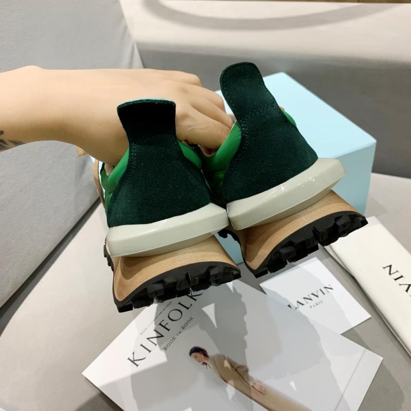 LANVIN Bumper Sneaker Dark Green
