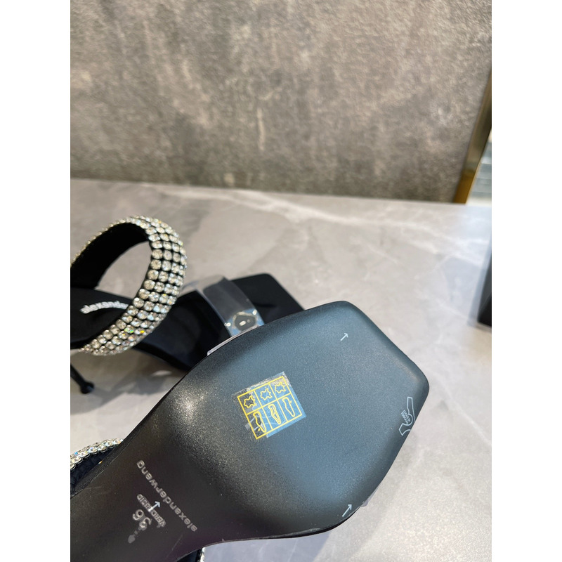 Alexander Wang Rhinestone-embellished Sandals 9cm