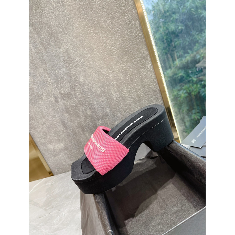 Alexander Wang Nylon Platform Sandals Pink