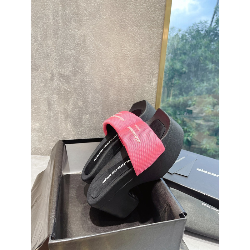 Alexander Wang Nylon Platform Sandals Pink