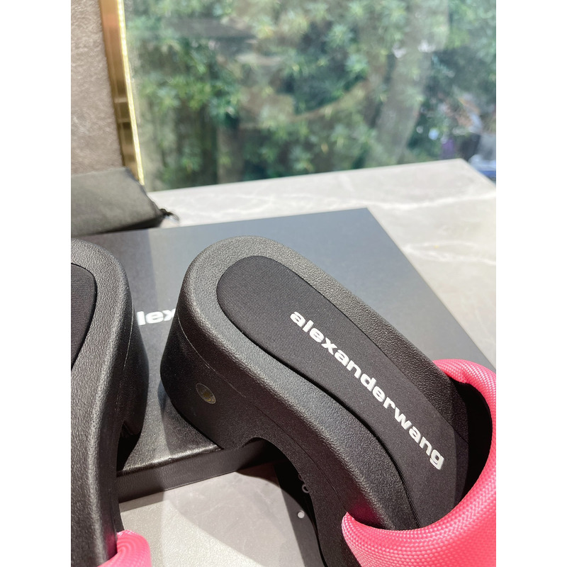 Alexander Wang Nylon Platform Sandals Pink