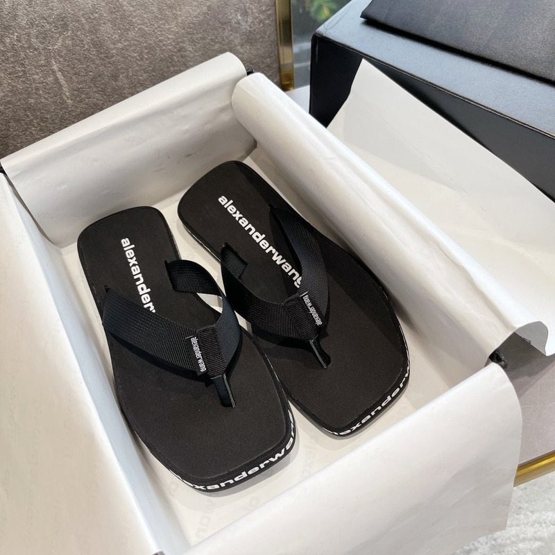 Alexander Wang Logo-print Flip-flops