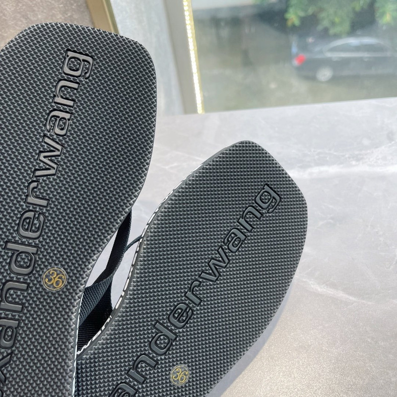 Alexander Wang Logo-print Flip-flops