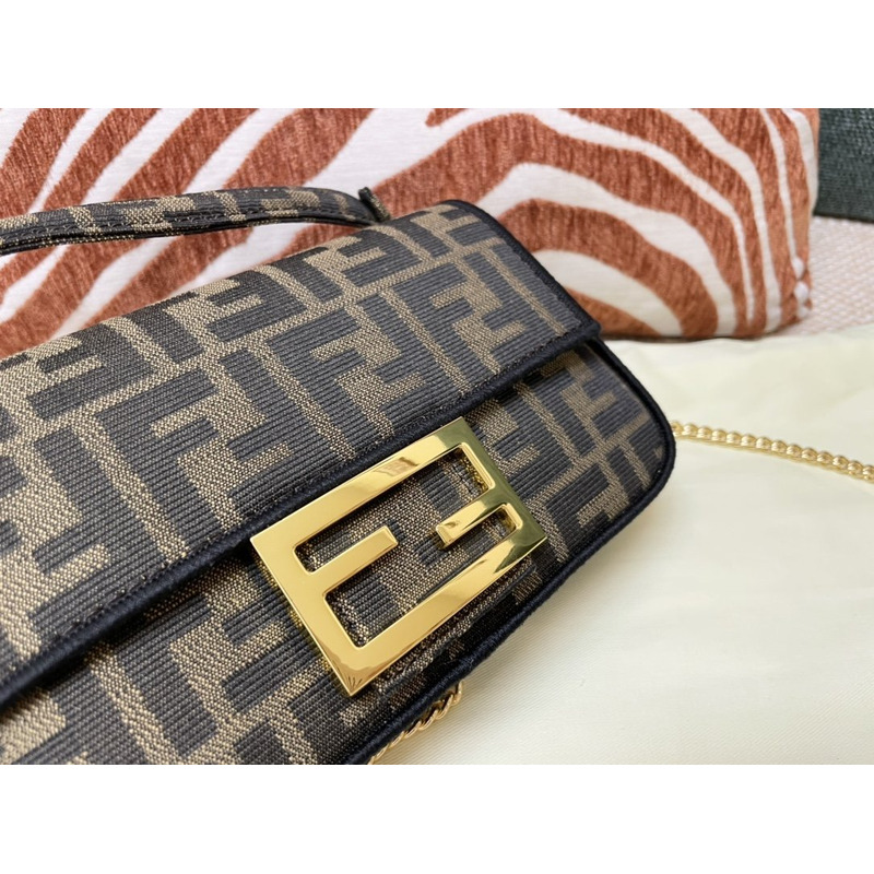 F**di ff motif mini baguette bag