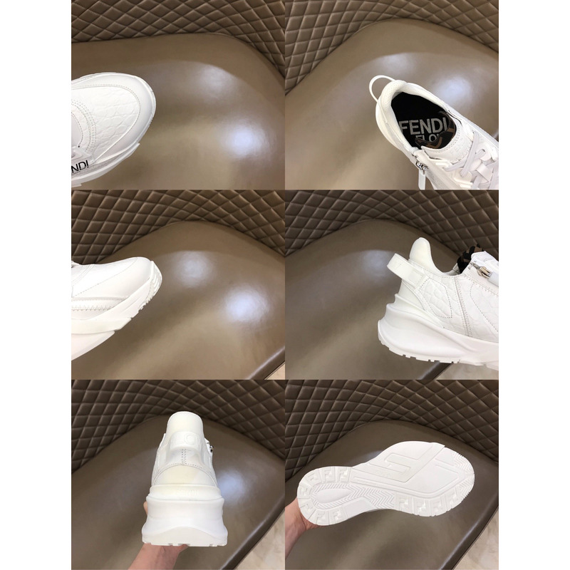 F**di flow low-tops white