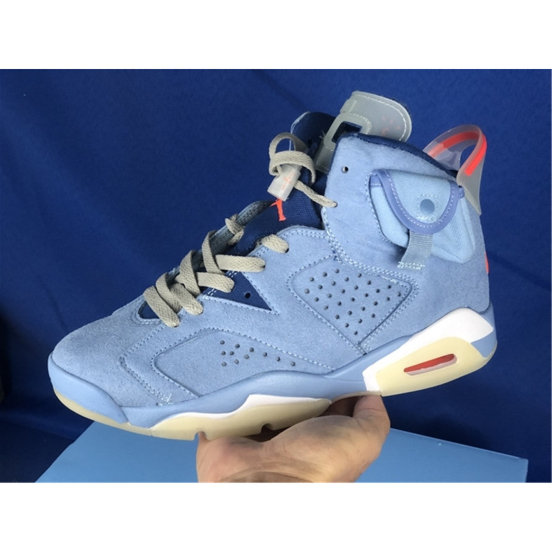 jordan 6&travis scott N0*H carolina blue
