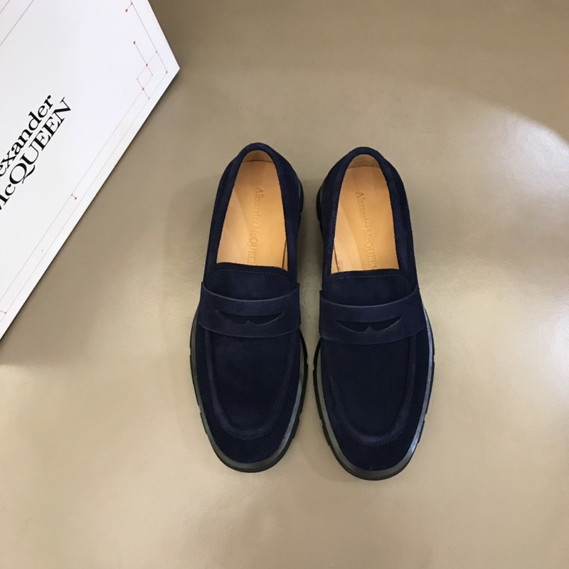 Alexander Mcqueen Loafer Dark Blue