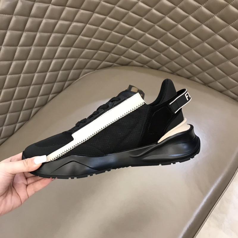 F**di nylon low-top sneakers black