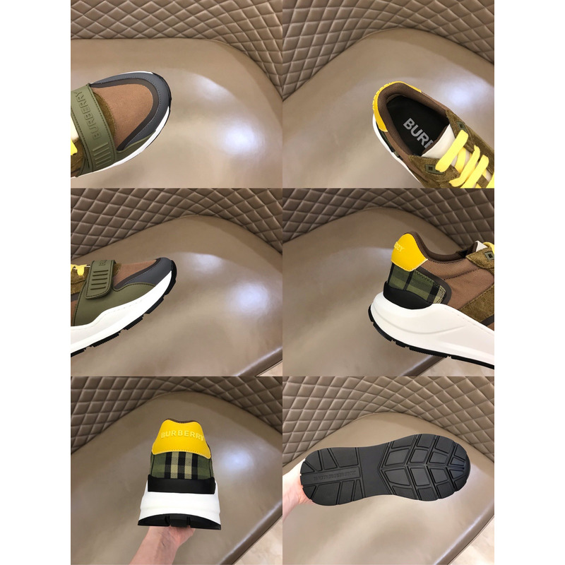 B**rry ramsey sneaker brown and dark green