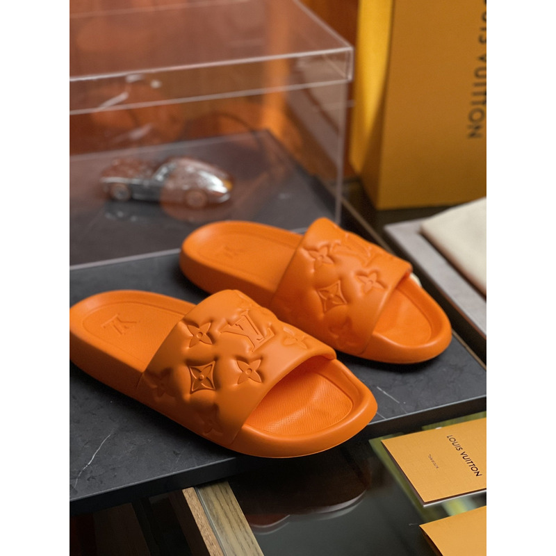 l**is V*t*n’s puffy waterfront mule orange