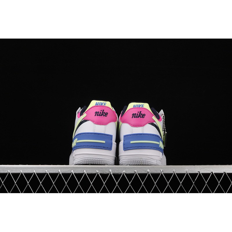 Nike Air Force 1 Shadow White Sapphire Barely Volt (W)