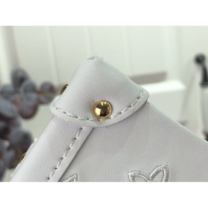 LV Petite Malle Shoulder Bag White