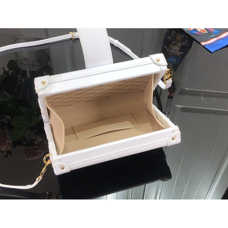 LV Petite Malle Shoulder Bag White