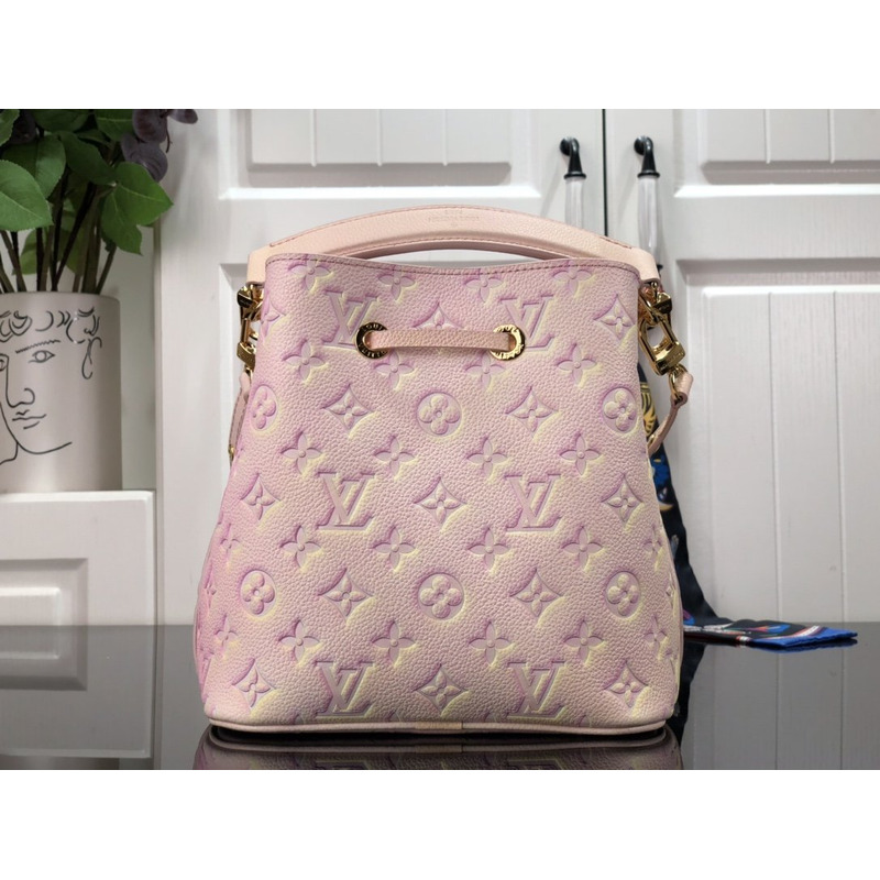 LV Néonoé BB Monogram Empreinte Pink