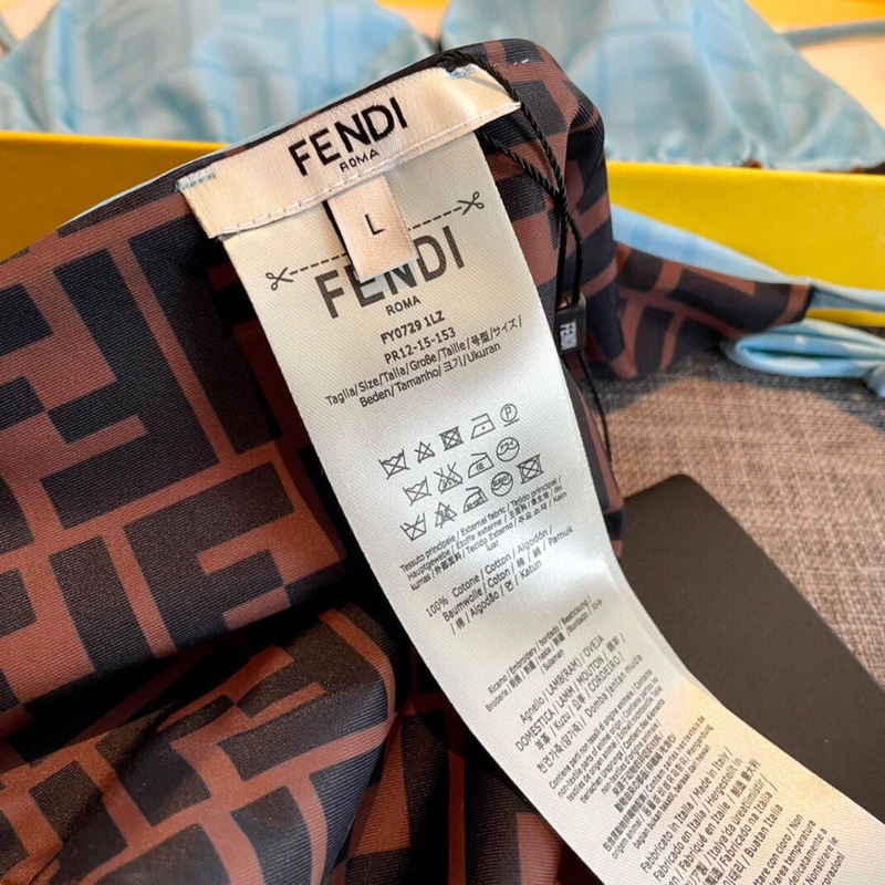 F**di lycra bikini blue