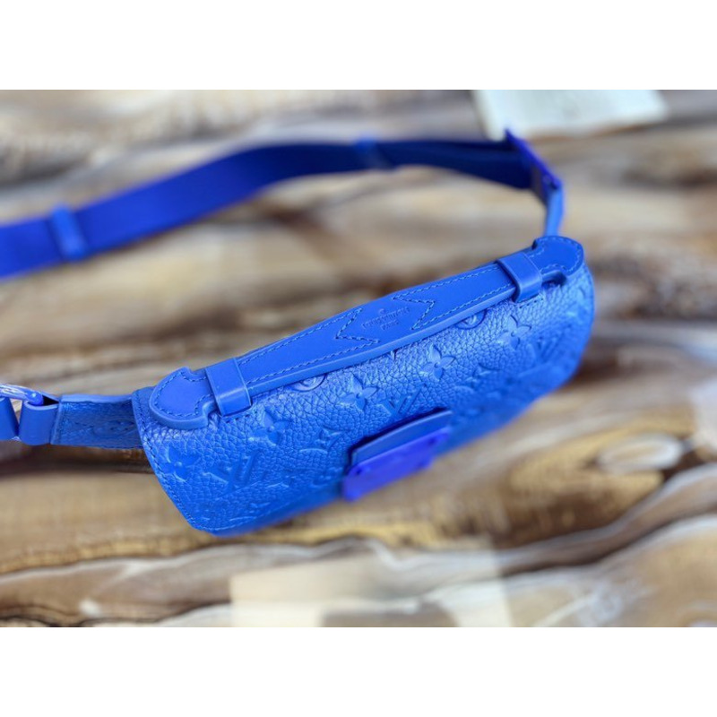 LV  S Lock Sling Bag  Blue M58486
