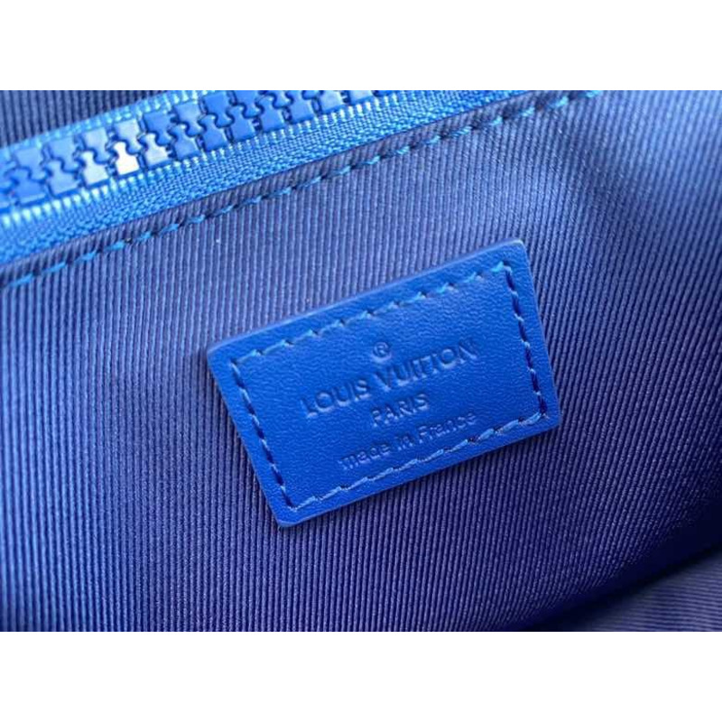 LV  S Lock Sling Bag  Blue M58486