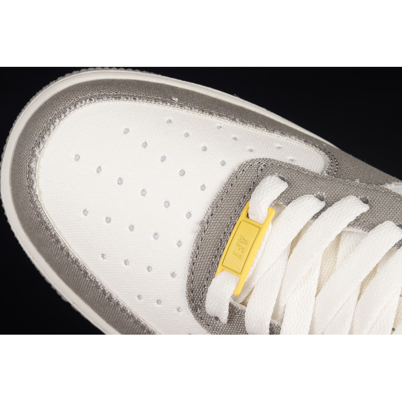 Nike Air Force 1 07 Low Grey Metallic Gold White 315122-666