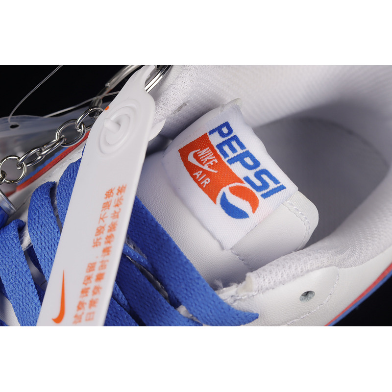 Nike Air Force 1 07 Low LV6 Pepsi Cola White Blue Orange BS8856-113