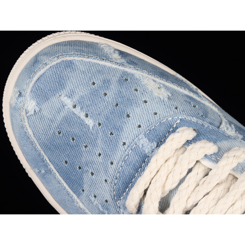 Nike Air Force 1 07 Low Denim Blue White Red DY1830-100