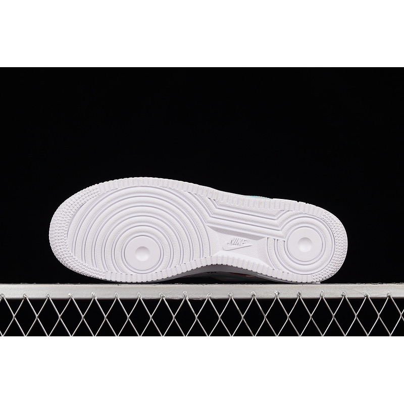 Nike Air Force 1 07 Low White Sky Blue Red Multi Color CW2288-115