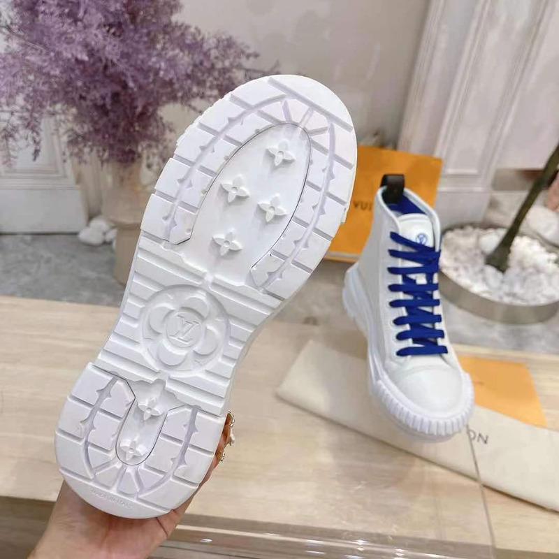 LV Squad High-Top Sneaker Blue 1A940K