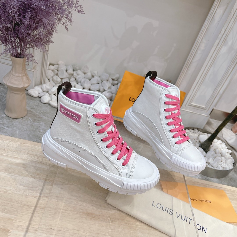 LV Squad High-Top Sneaker Pink 1A9405