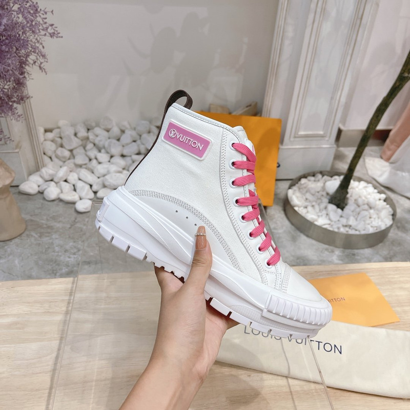 LV Squad High-Top Sneaker Pink 1A9405