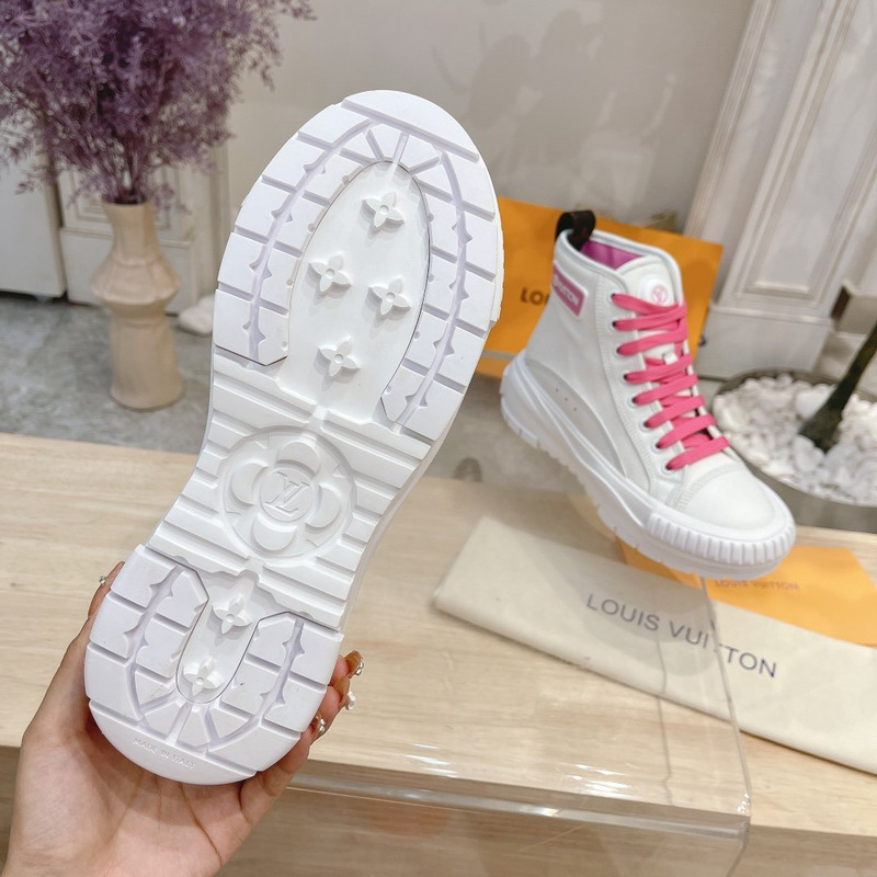 LV Squad High-Top Sneaker Pink 1A9405