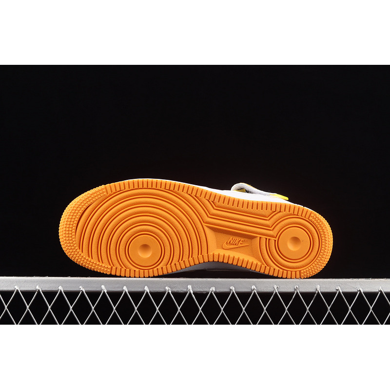 Nike Air Force 1 07 Mid Contrast Stitch White Laser Orange CV1724-902