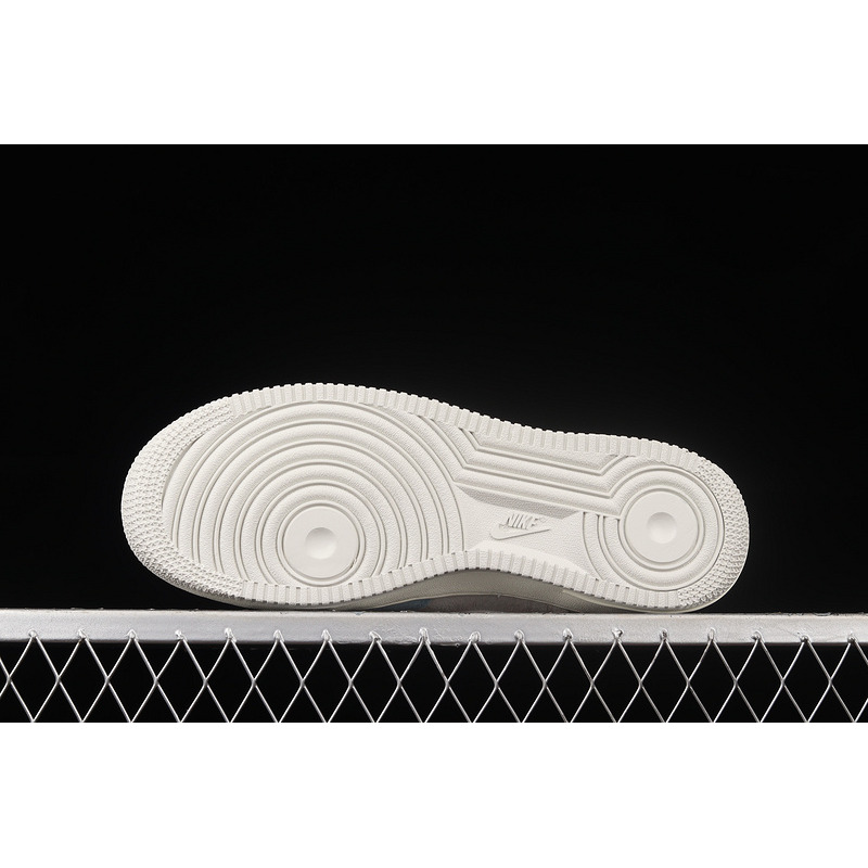 Nike Air Force 1 07 Mid Beige Light Blue Grey AL6896-559