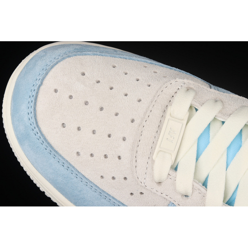 Nike Air Force 1 07 Mid Beige Light Blue Grey AL6896-559