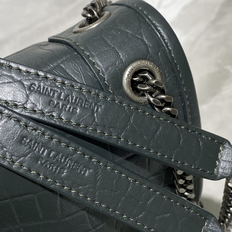 Saint Laurent Niki Baby YSL Shoulder Bag Black