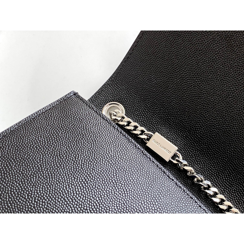 Saint Laurent Saint Laurent Kate Small Chain Bag In Grain De Poudre Leather Black
