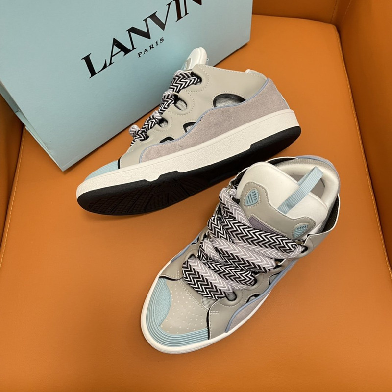 LANVIN Curb Sneaker Blue