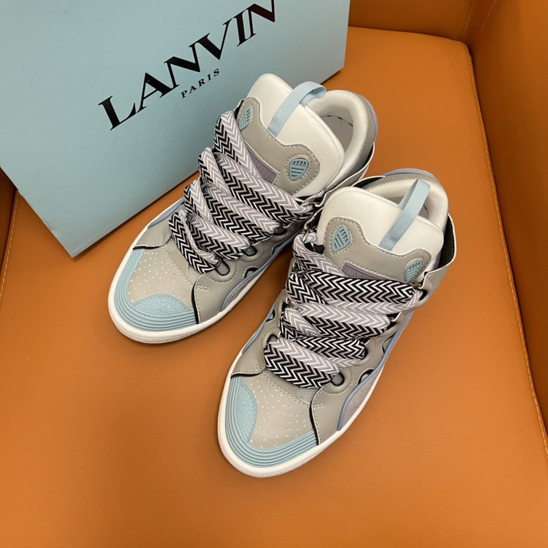 LANVIN Curb Sneaker Blue