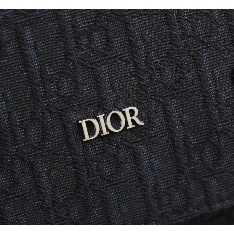 D*or D*or messenger bag oblique jacquard in beige&black