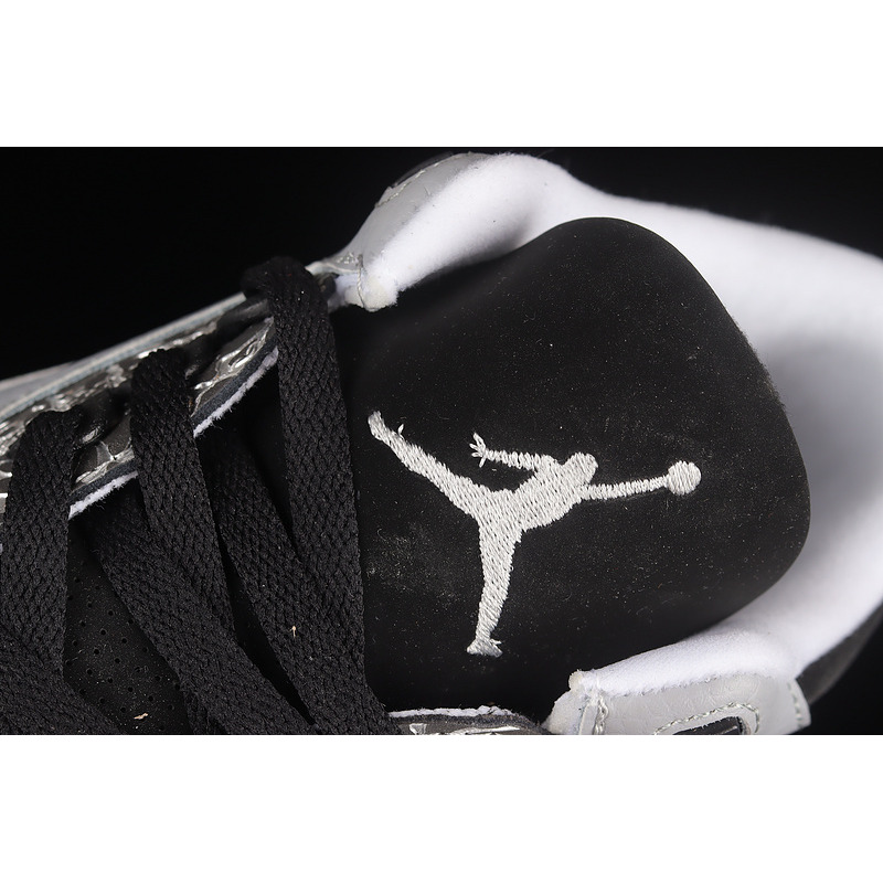 Air Jordan 3 Wolf Grey Sneakers Black and Grey