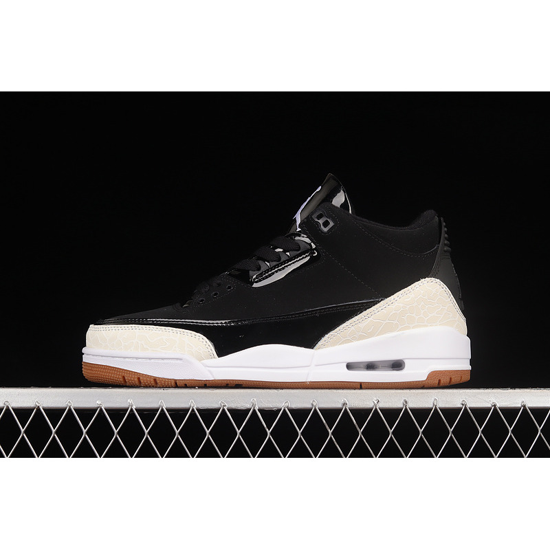 Air Jordan 3 Retro Black White Gum (GS) Sneakers Black