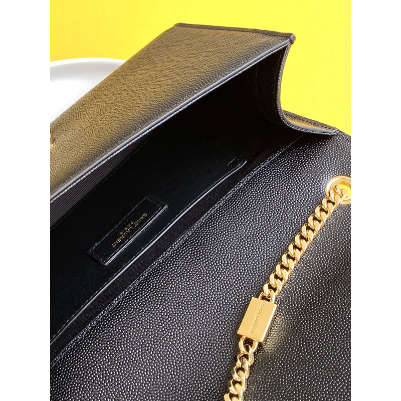 Saint Laurent Kate leather shoulder bag gold