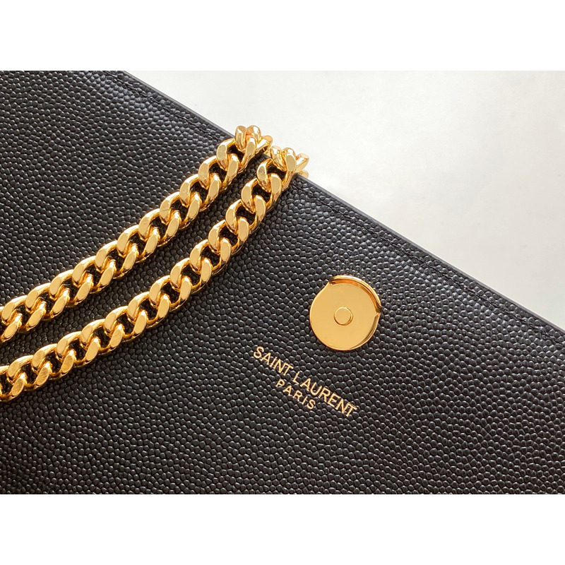 Saint Laurent Kate leather shoulder bag gold
