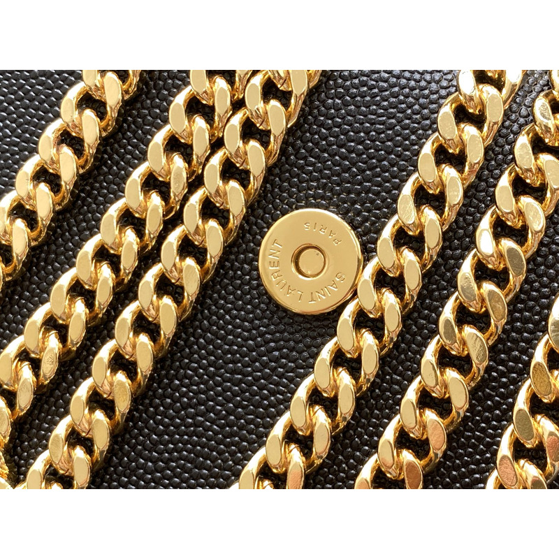 Saint Laurent Kate leather shoulder bag gold